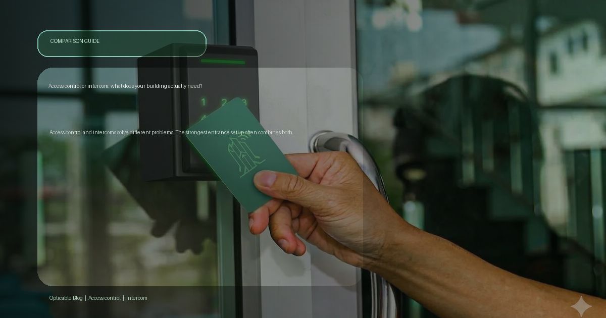 Access Control vs Intercom | Opticable